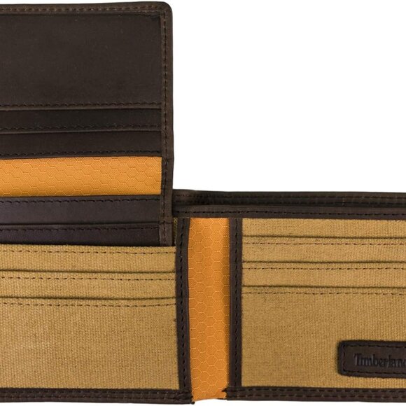 Elegant Men's Leather RFID Wallet - Compact Design with Removable Card Carrier - Picture 2 of 7
